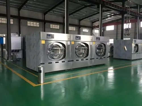 Rows and rows of washing machines